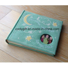 Love Design Embroidery Faux Suede Photo Album